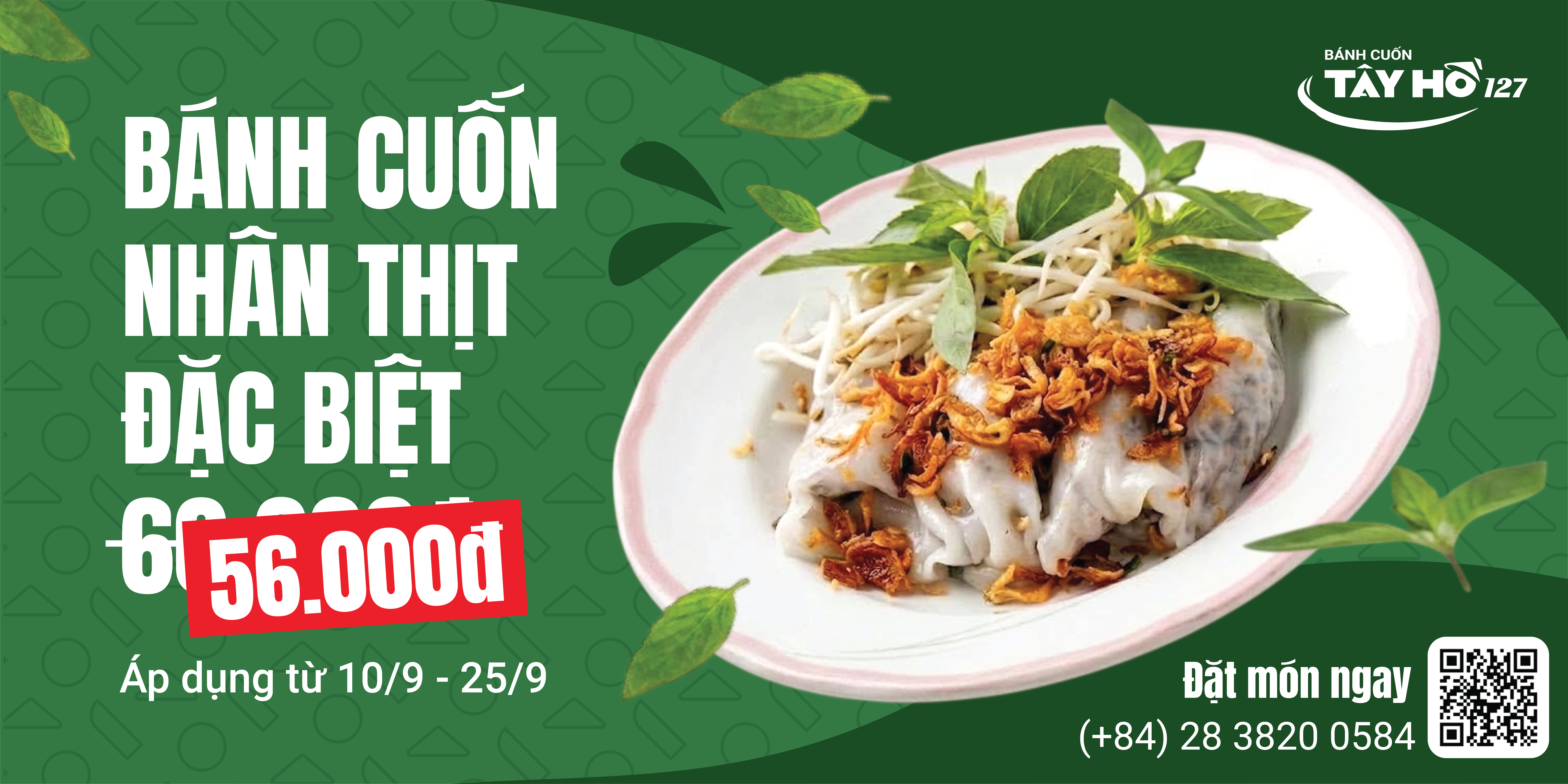 Ưu đãi bánh cuốn Tây Hồ